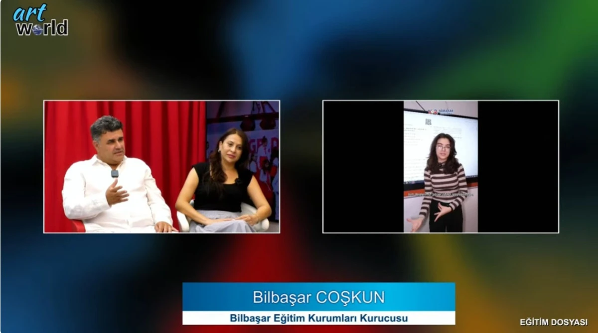 Eğitim Dosyası Programının Bu Haftaki Konukları BİLBAŞAR EĞİTİM KURUMLARI KURUCUSU Bilbaşar COŞKUN ve Kurum M&Uuml;D&Uuml;R&Uuml; ve Rehber &Ouml;ğretmen Nurhan K&Uuml;&Ccedil;&Uuml;K