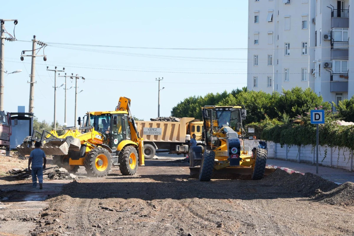 Antalya Kepez&rsquo;de Turgut Cansever Caddesi yenileniyor