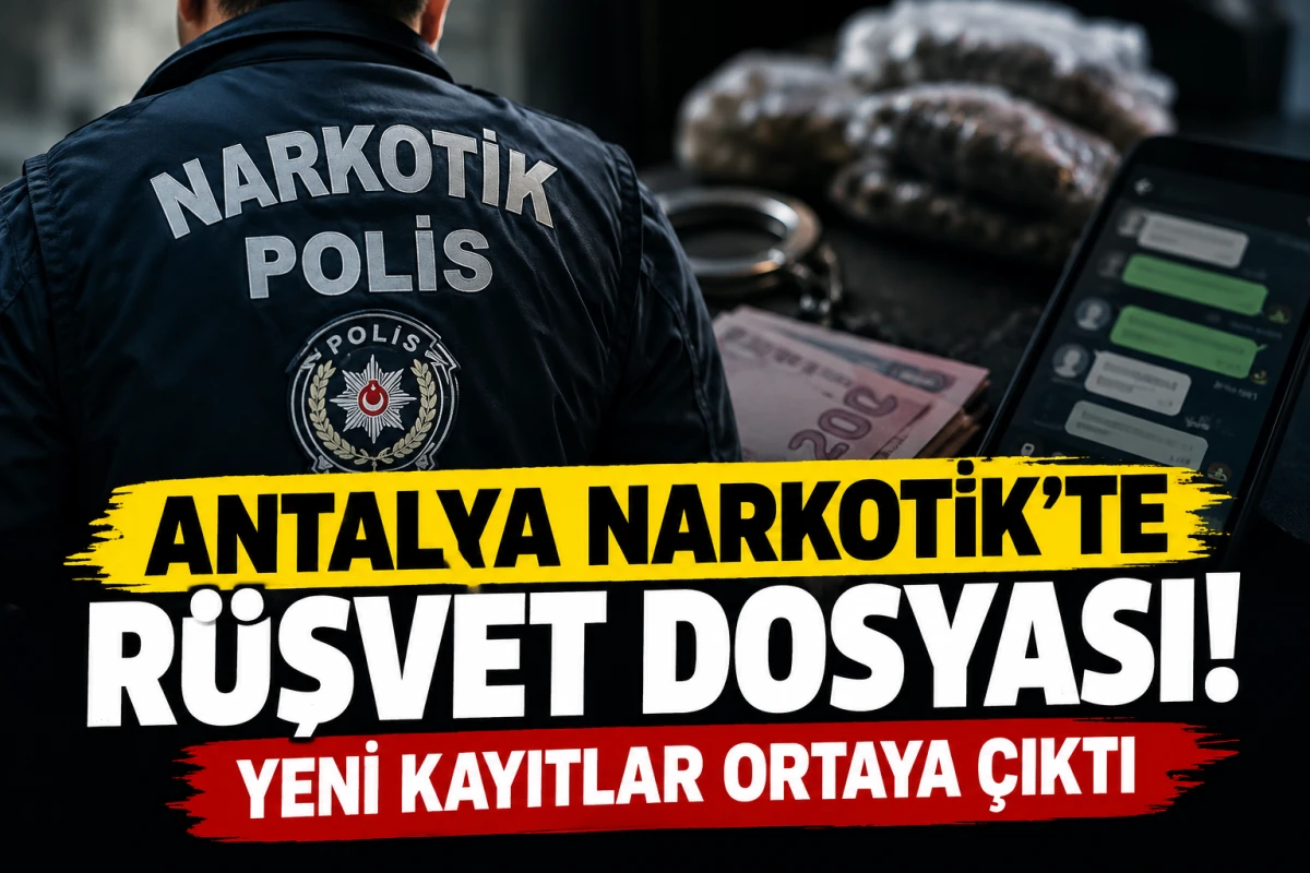Antalya Narkotik'te r&uuml;şvet dosyası! Yeni kayıtlar ortaya &ccedil;ıktı