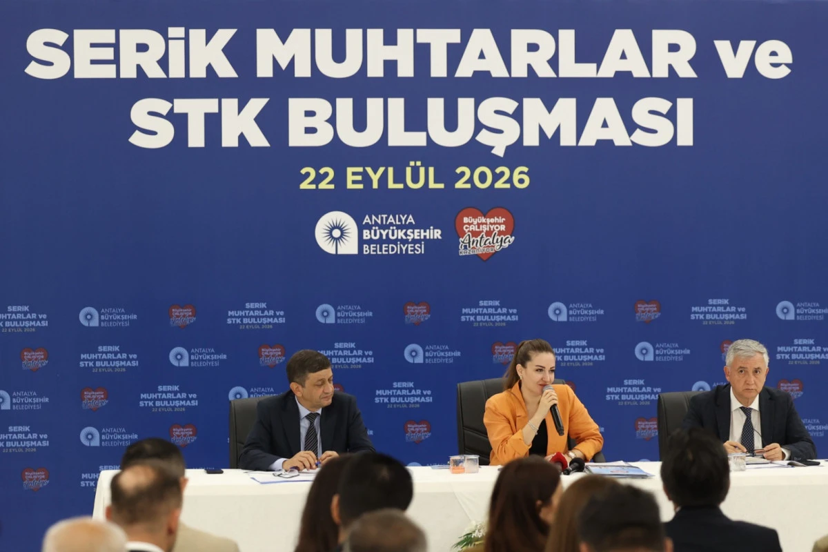 Antalya Serik&rsquo;te muhtarlarla yatırım buluşması ger&ccedil;ekleştirildi