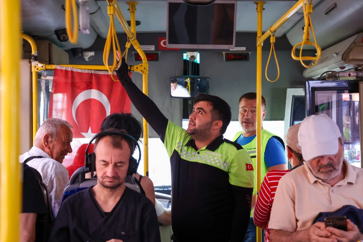 Antalya'da Doğu Garajı'nda klima denetimi yapıldı