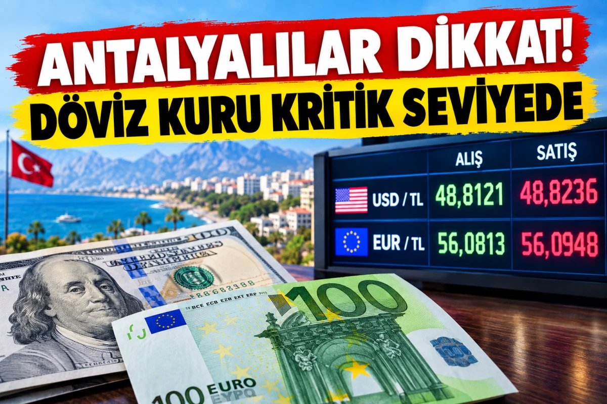Antalyalılar takipte! İşte 22 Eyl&uuml;l Dolar ve Euro kuru