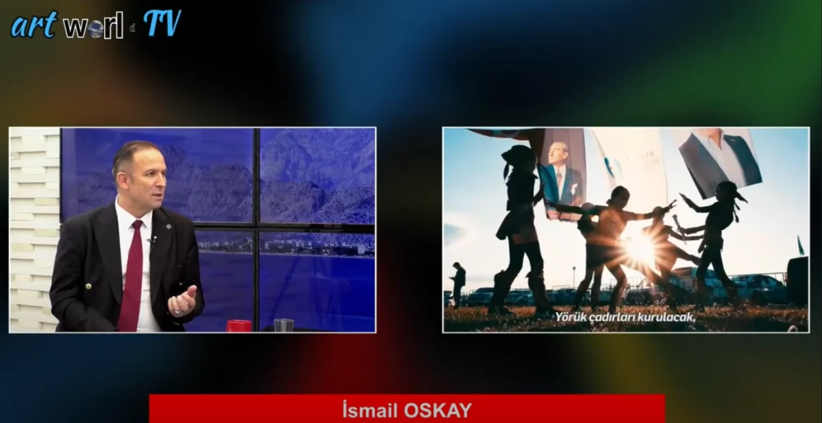 SERDAR YILMAZ İLE TÜRK DÜNYASI PROGRAMININ KONUĞU İSMAİL OSKAY 4. ULUSLARARASI YÖRÜK TÜRKMEN FESTİVALİ KORDİNATÖRÜ